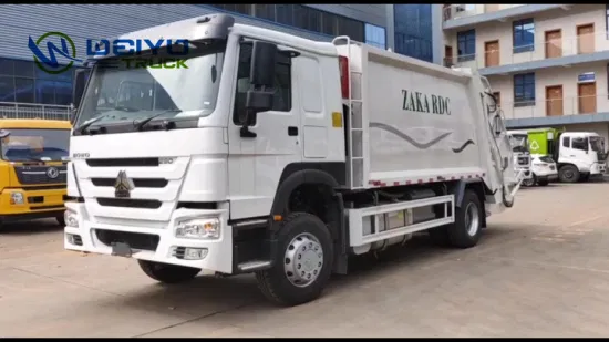 Sinotruk HOWO 4X2 290HP Rhd 14cbm 10 tonnes camion compacteur de déchets de collecte des déchets