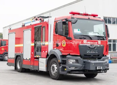 Camion de lutte contre l'incendie Man Tgs22.510 Cafs avec 4000 L d'eau et de mousse